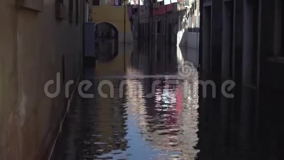 威尼斯高水城街道视频的预览图