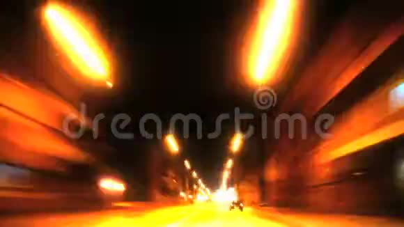 夜间交通城市时段视频的预览图