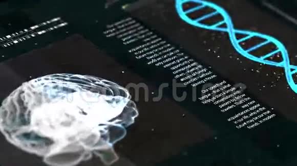 医学未来主义界面视频的预览图