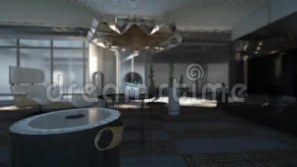 未来客厅照明三维动画视频的预览图