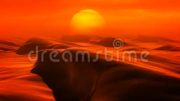 沙漠沙丘视频的预览图