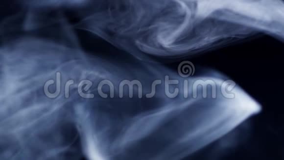 烟雾抽象的黑白视频的预览图