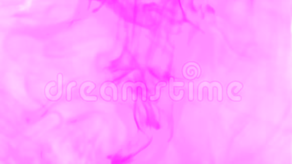 粉红水彩油墨运动视频的预览图
