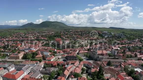 匈牙利航空无人机镜头匈牙利夏季景观视频的预览图