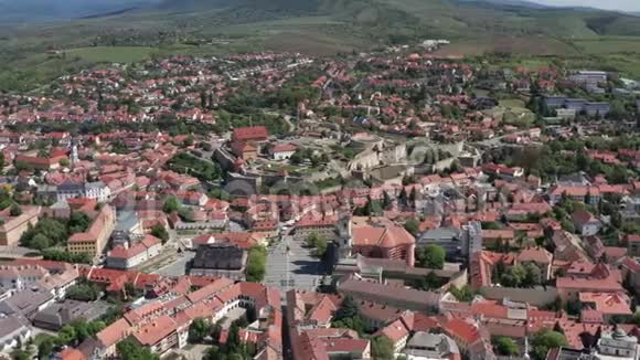 匈牙利航空无人机镜头匈牙利夏季景观视频的预览图