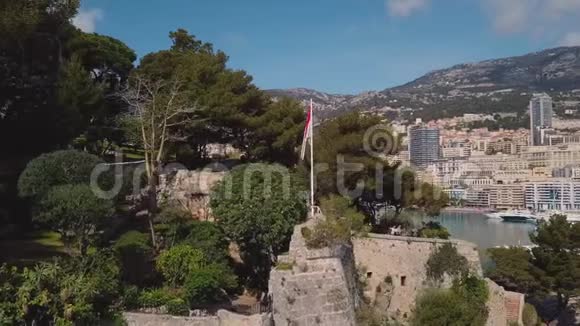 摩纳哥2018年空中钻山蒙特卡洛旗视频的预览图