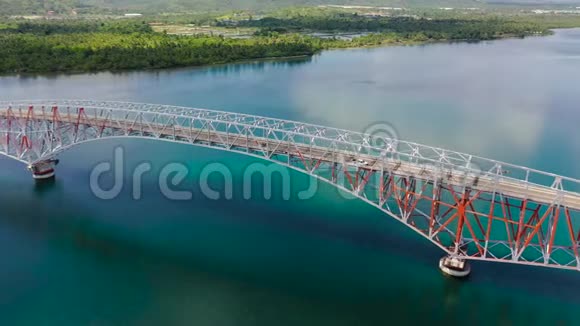 菲律宾最长桥梁圣胡尼科桥全景视频的预览图