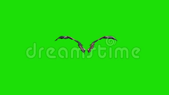 恶魔魔翼快速绿幕3D渲染动画视频的预览图