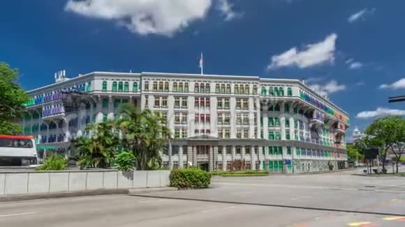 老山街派出所历史建筑在新加坡时间推移过度视频的预览图