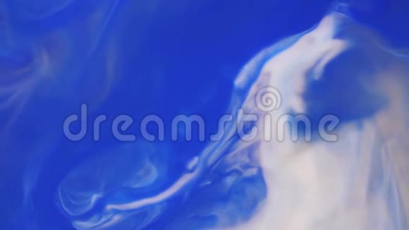 流体艺术丙烯酸纹理用液体波抽象绘制具有流体效应的现代艺术品水彩画视频的预览图