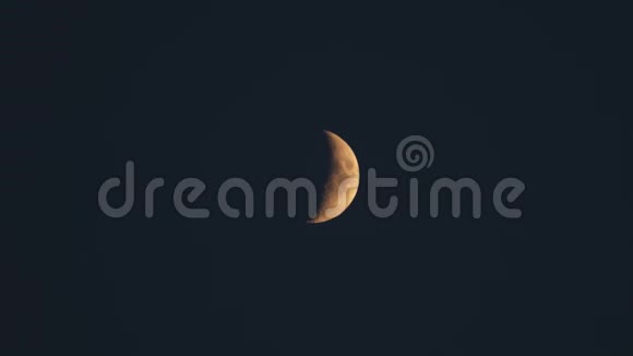 月亮的相位红月视频的预览图