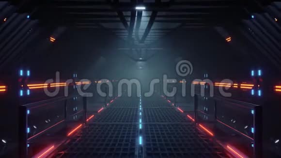 未来科学隧道无缝循环动画视频的预览图