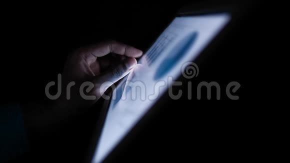数码平板电脑的人手分析图表视频的预览图