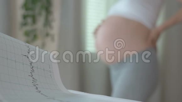 胎儿心电图心率记录视频的预览图