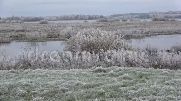 十月霜上索罗河俄罗斯普斯科夫地区视频的预览图