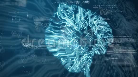 3D背景数据处理电路板人脑视频的预览图