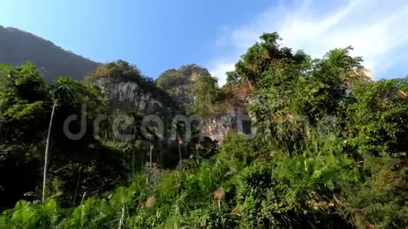 泰国高山和丛林的壮丽景色视频的预览图