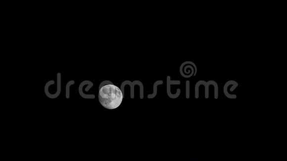 4K月圆上升由夜空时间万圣节月光月亮观视频的预览图