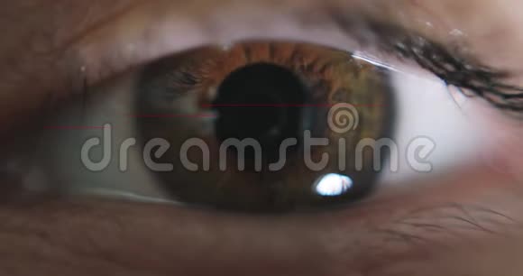 大眼睛红色激光扫描仪视频的预览图
