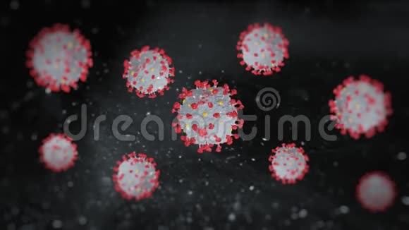 显微镜下的病毒细菌视频的预览图