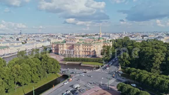 飞越美丽的圣彼得堡俄罗斯43视频的预览图