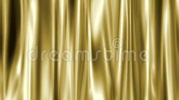 黄金光泽分形奢侈品丝绸纺织文摘背景视频的预览图