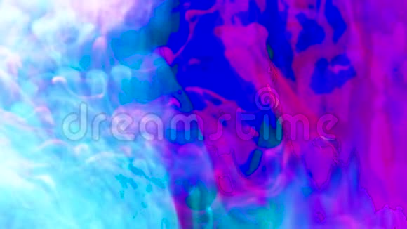 墨水滴在水中抽象的背景视频的预览图