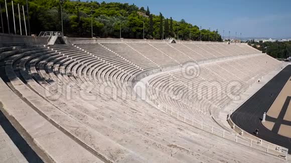希腊雅典的Panathenaic体育场视频的预览图