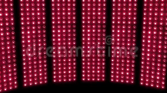 股票镜头灯泡灯灯舞台红色4K低视频的预览图