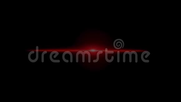 动画红线灯在黑色背景上视频的预览图