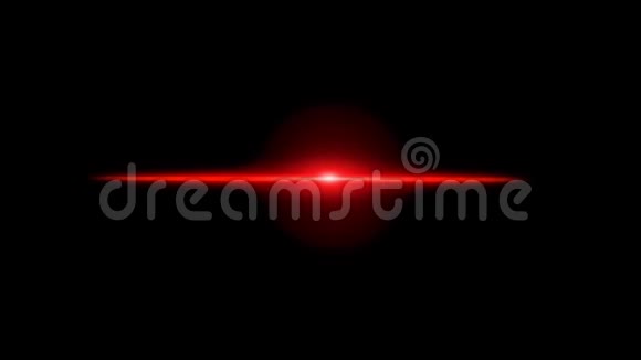 动画红线灯在黑色背景上视频的预览图