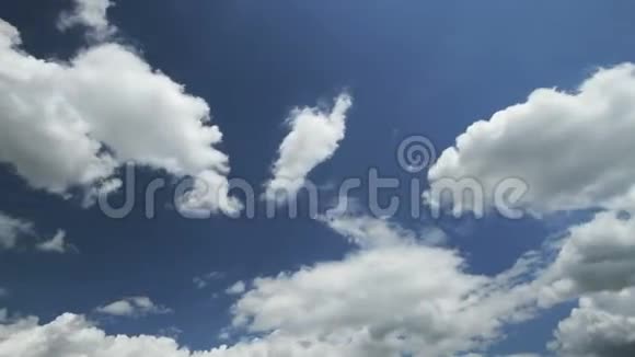 美丽的云彩时间流逝4K视频的预览图