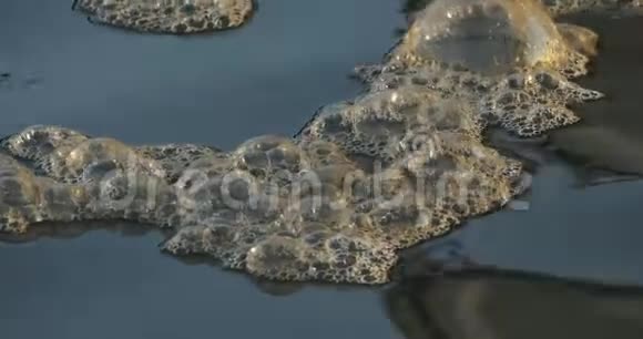 污染的水面法国视频的预览图