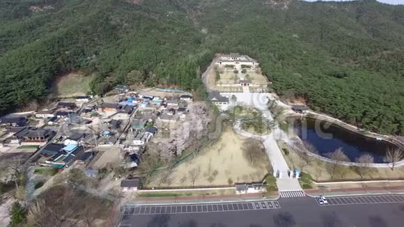 大韩民国庆州通义隆空中景观视频的预览图