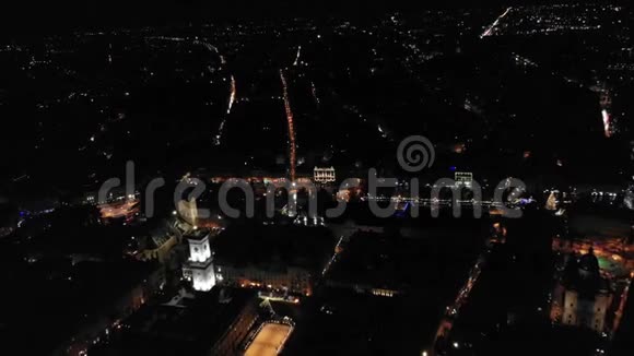 大城市夜景视频的预览图