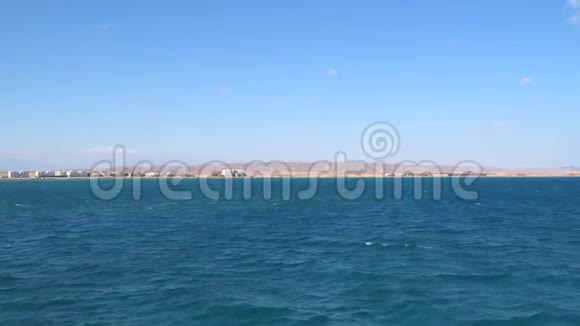 埃及美丽的红海海岸线视频的预览图
