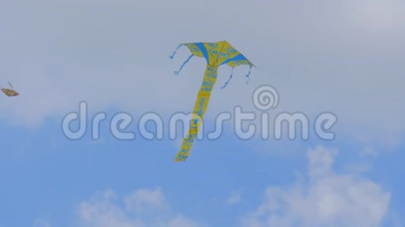 黄蓝气龙塑造风筝视频的预览图