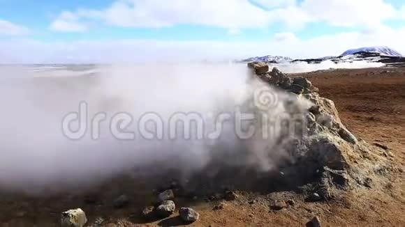 迈瓦顿地热区冰岛欧洲视频的预览图