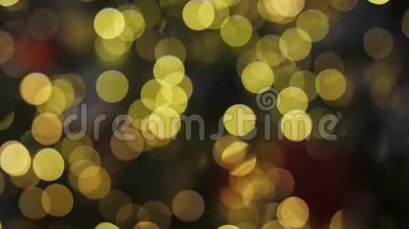 从圣诞树的灯光下发出的嘘声视频的预览图