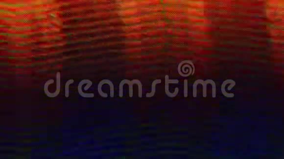 喜庆的多色质感受损的电视效果迷幻线艺术视频的预览图