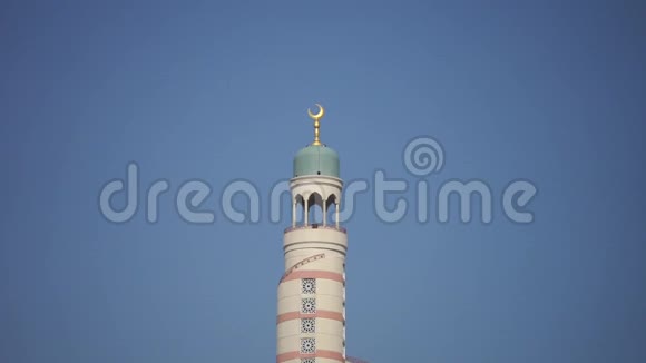 多哈卡塔尔2020年1月多哈伊斯兰清真寺多哈卡塔尔中东视频的预览图