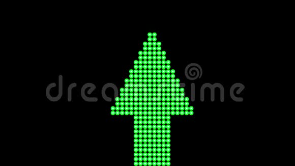 绿色LED箭头向上移动视频的预览图