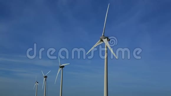 风力涡轮机诺曼底法国视频的预览图