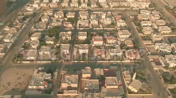 阿联酋迪拜居民区空中拍摄视频的预览图