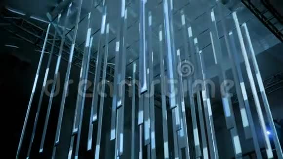 悬挂式建筑投影闪烁灯光视频绘图多媒体节目视频的预览图