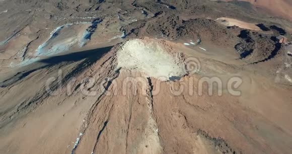 鸟瞰加拿大群岛特内里费火山台德视频的预览图