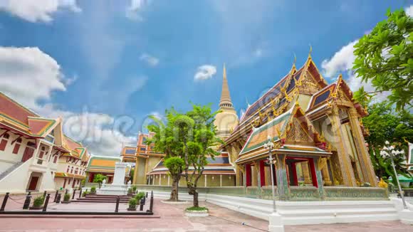 暹罗古寺美丽的建筑和艺术视频的预览图