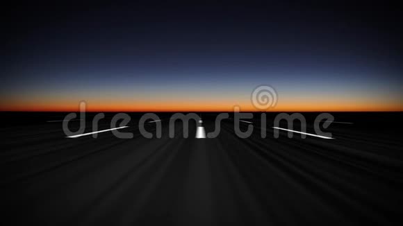 日落公路上的公路旅行视频的预览图