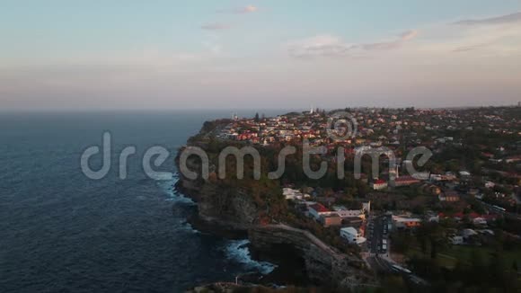 澳大利亚悉尼屈臣氏湾2018年4月日落30毫米4K灵感2号视频的预览图