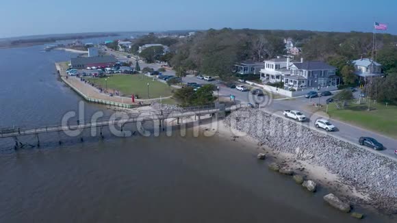 鸟瞰南港码头在NC视频的预览图